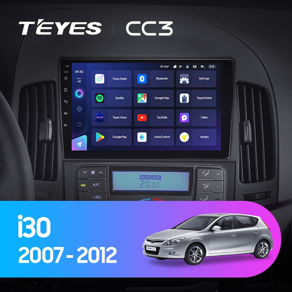 Teyes CC3 9" для Hyundai i30 2007-2013