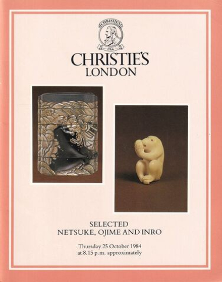 Каталог аукциона Christie's, Лондон, Избранная коллекция нэцкэ, одзимэ и инро от 25 октября 1984 года
