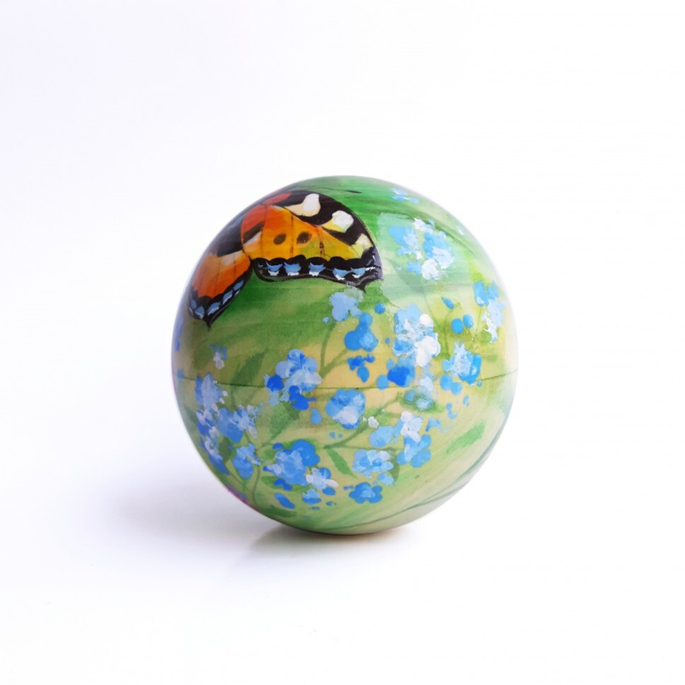 Шар звенящий Бабочка на лугу