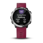 Часы для бега Garmin Forerunner 645 Music, с вишневым ремешком, 010-01863-31
