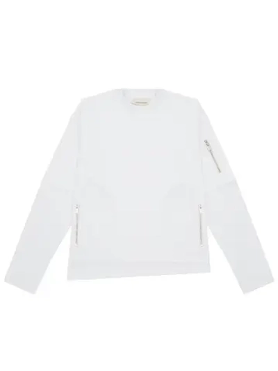 Лонгслив «001» белый