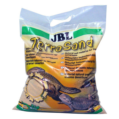 JBL TerraSand Yellow 5 л - донный грунт для сухих террариумов (желтый)