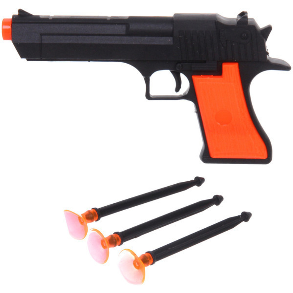 Набор оружия «Пистолет», пули на присосках, 4 предмета, 13*1.5*18 см, пакет