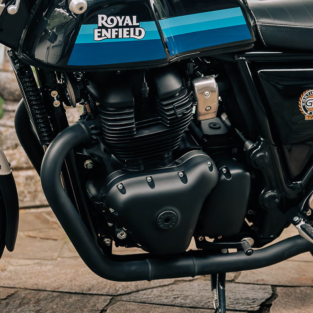 Royal Enfield Continental GT 650 Slipstream Blue (Black Alloy) 2024