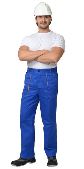 Костюм "Сириус-Универсал" брюки (василек/желтый)