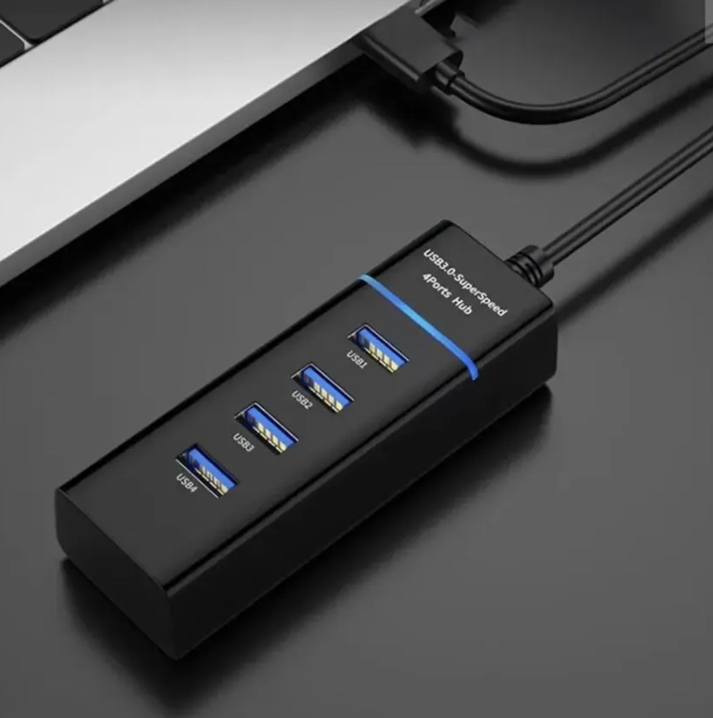 Картридер USB2.0 - Xaб JBH H-02 4порта/30см. (IS790947)