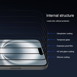 Защитное стекло Nillkin 3D CP+ MAX для iPhone 16