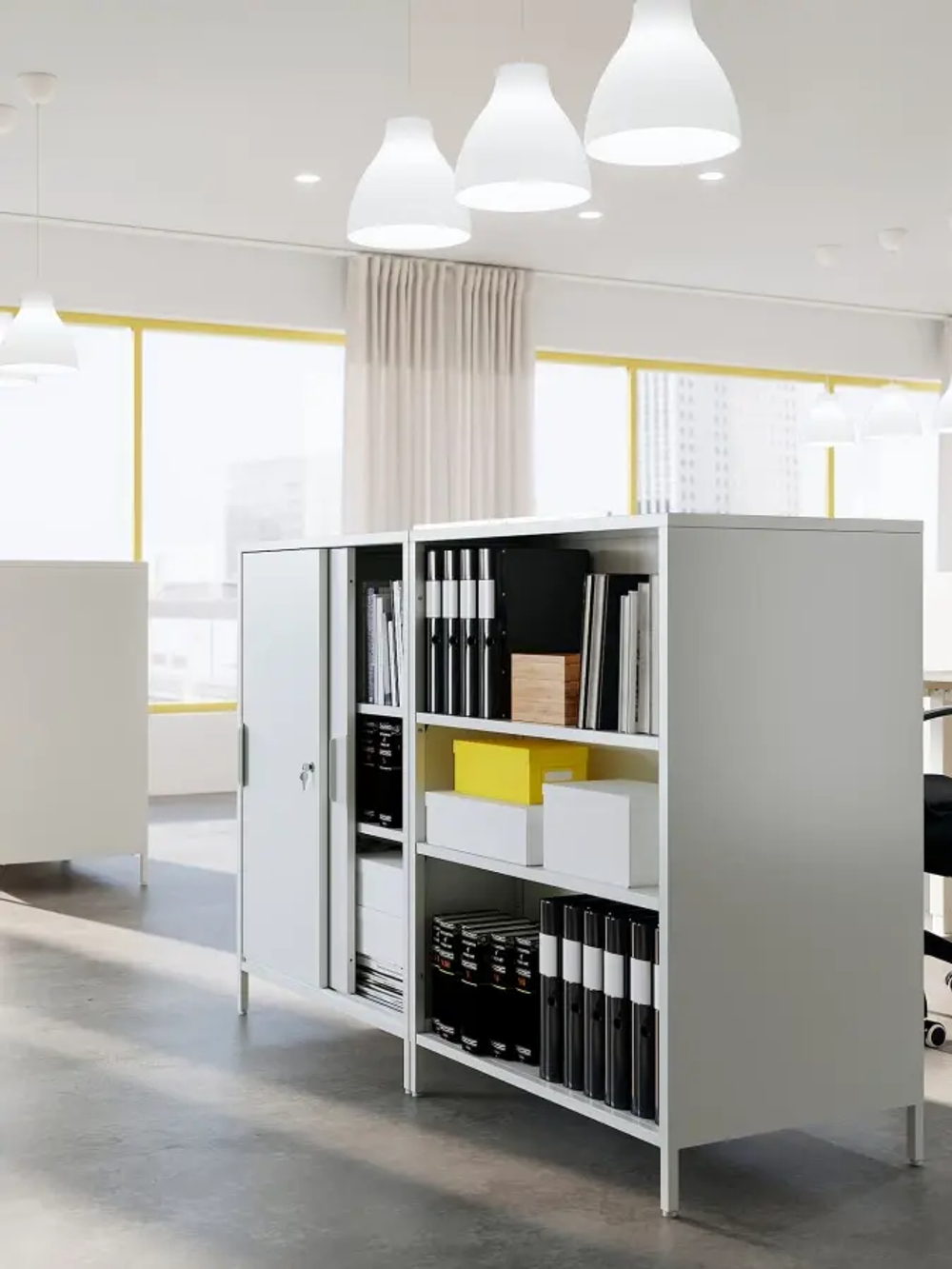 Шкаф-купе - IKEA TROTTEN, белый, 160х55х110 см, ТРОТТЕН ИКЕА
