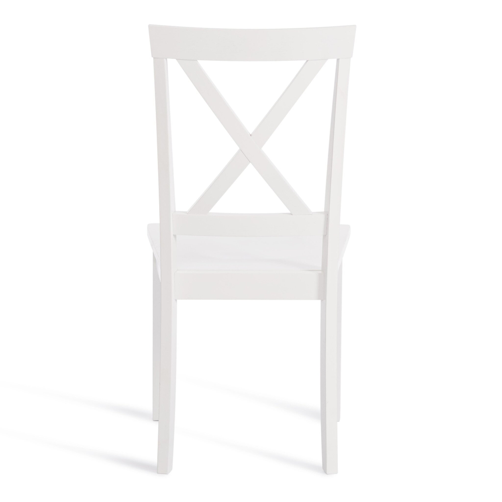 Стул GOLFI (Гольфи) дерево гевея/мдф, 44x54x95, pure white (402)