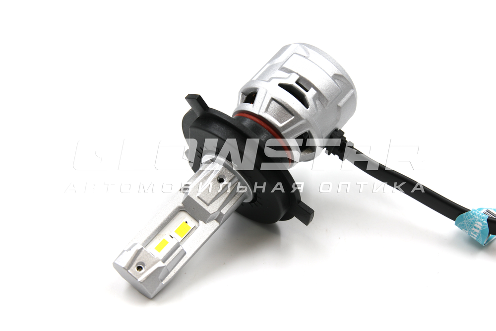 Светодиодные лампы H4 Sariti S3 с вентилятором, 12V, 32W, 5500K (комплект, 2шт)