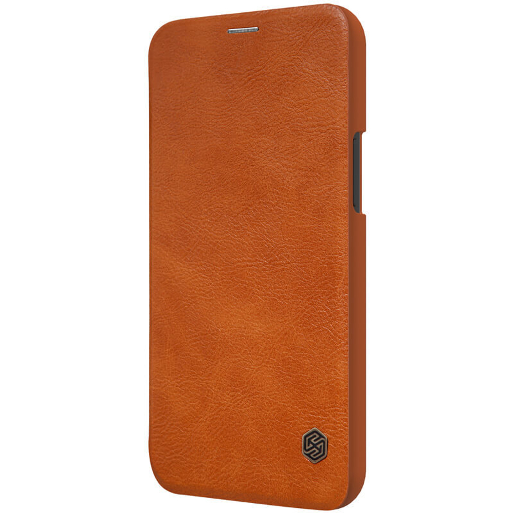 Кожаный чехол-книжка Nillkin Leather Qin для iPhone 12 Mini