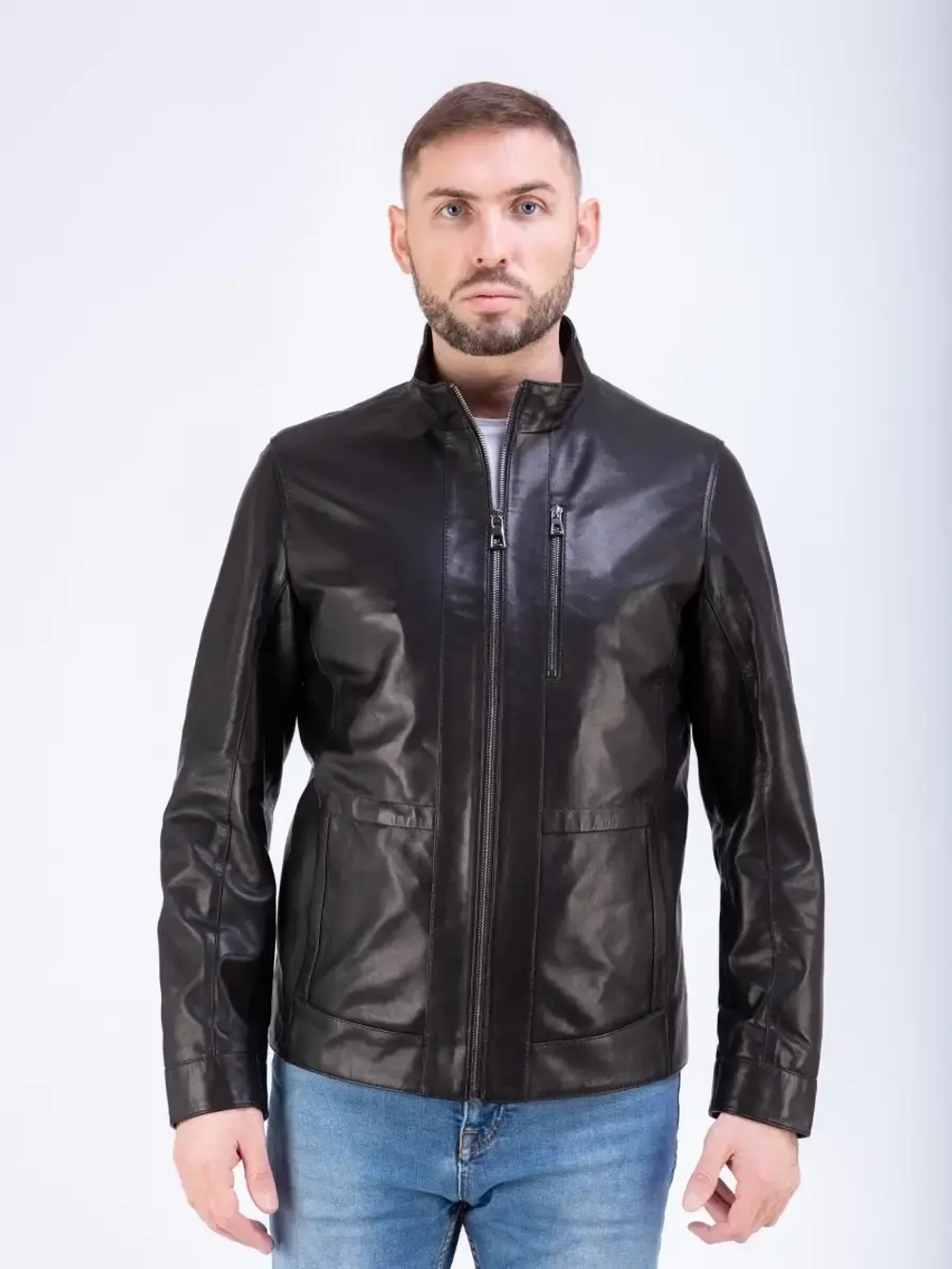 Куртка мужская из натуральной кожи