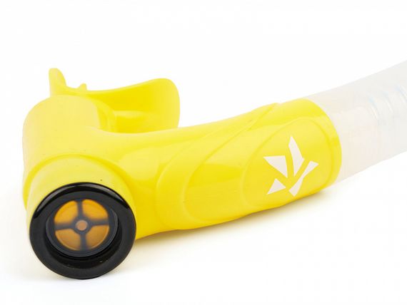 Набор детский маска+трубка в сумке Sargan Панорама-А kids прозрачный/желтый