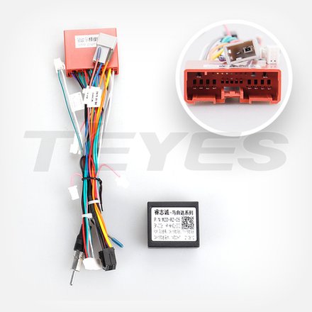 Комплект рамки с разъёмами 9"+can Mazda 3 2008-2013 - Car-Smart 7032