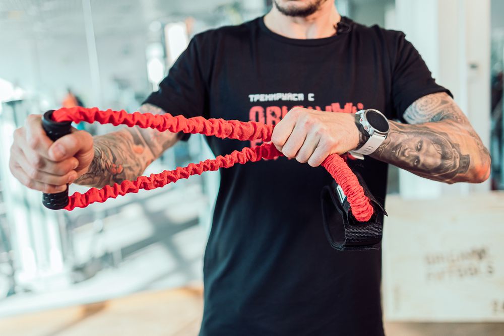 Эспандер-восьмерка среднее сопротивление