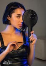 Черная шлепалка 30см с шипами Lola Games Party Hard Paddle Black Barb 1127-01lola