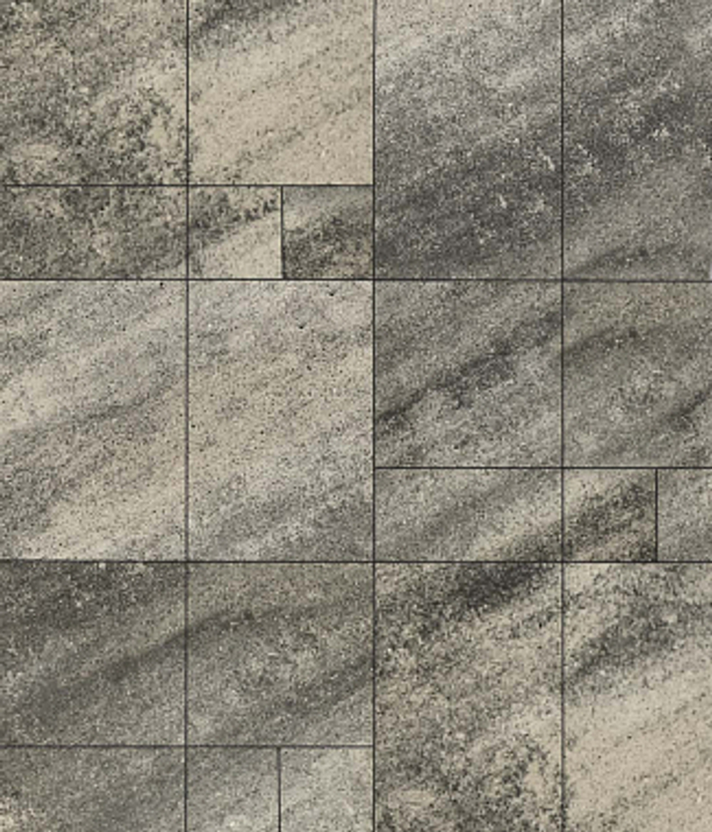 Тротуарная плитка ВЫБОР, форма Грандо, h=60мм