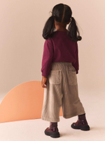 Брюки широкие для девочки Next B71-179, Светло-серый