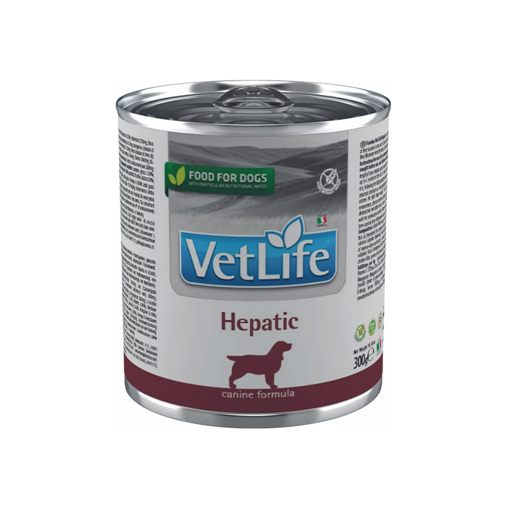 Влажный корм Farmina Vet Life Dog Hepatic при заболеваниях печени для собак, 300г(Гепатик)