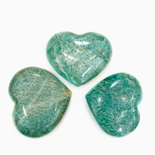 Сердце амазонит, 1 шт (100-140 гр)