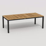 Обеденная группа Ideal Patio ТЕЛЛА БОНТА каркас карбон, стол тик 220, ткань антрацит