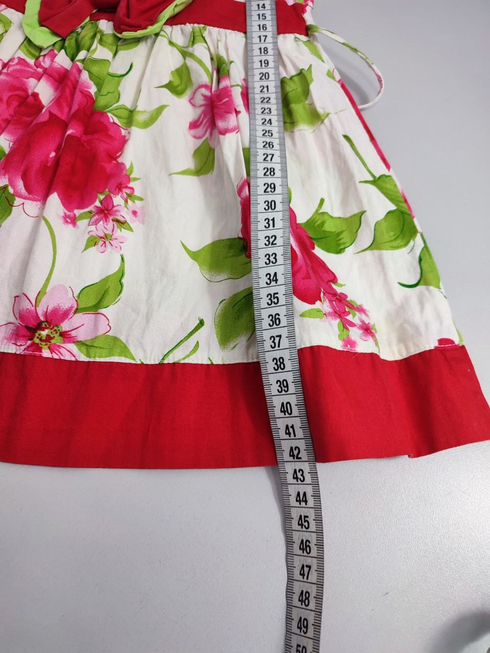 Платье цветочное на 6/12 месяцев