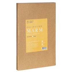 Доска сервировочная marm, 21,5х33,5 см, белый мрамор/акация