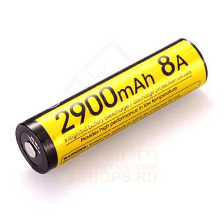 Аккумулятор Nitecore 18650 Li-ion PCB 2900 mAh морозостойкий 4А