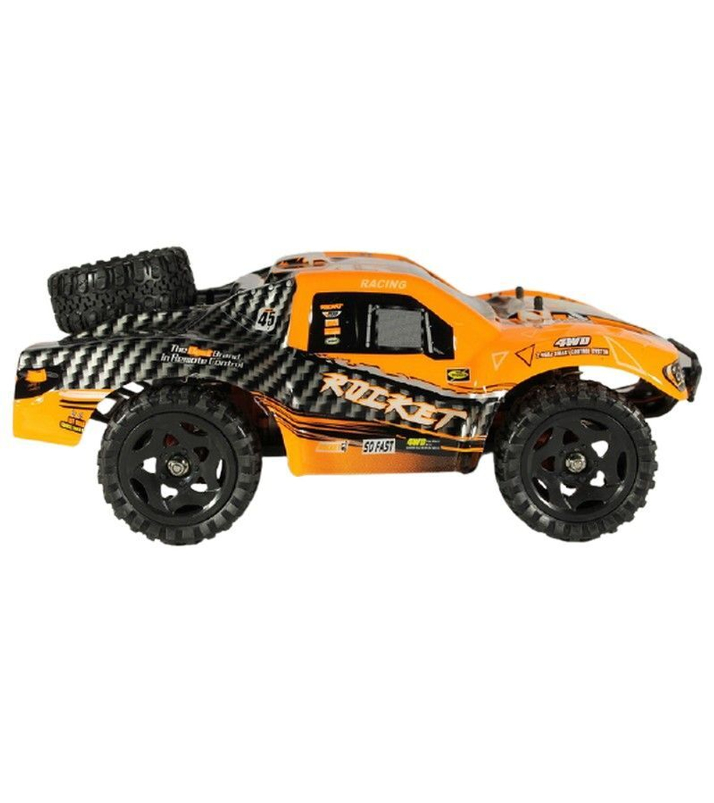 Радиоуправляемый шорт-корс Remo Hobby Rocket UPGRADE V2.0 (оранжевый) 4WD 2.4G 1/16 RTR