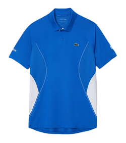 Мужское теннисное поло Lacoste Tennis x Novak Djokovic Ultra-Dry Polo - ladigue blue