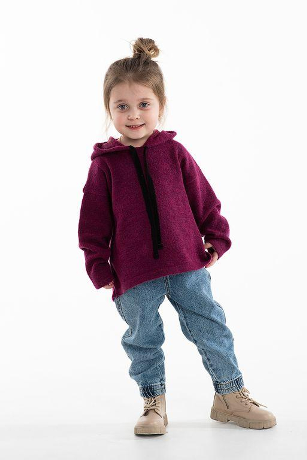 Кардиган для девочек р-р 104-110, фуксия 2226