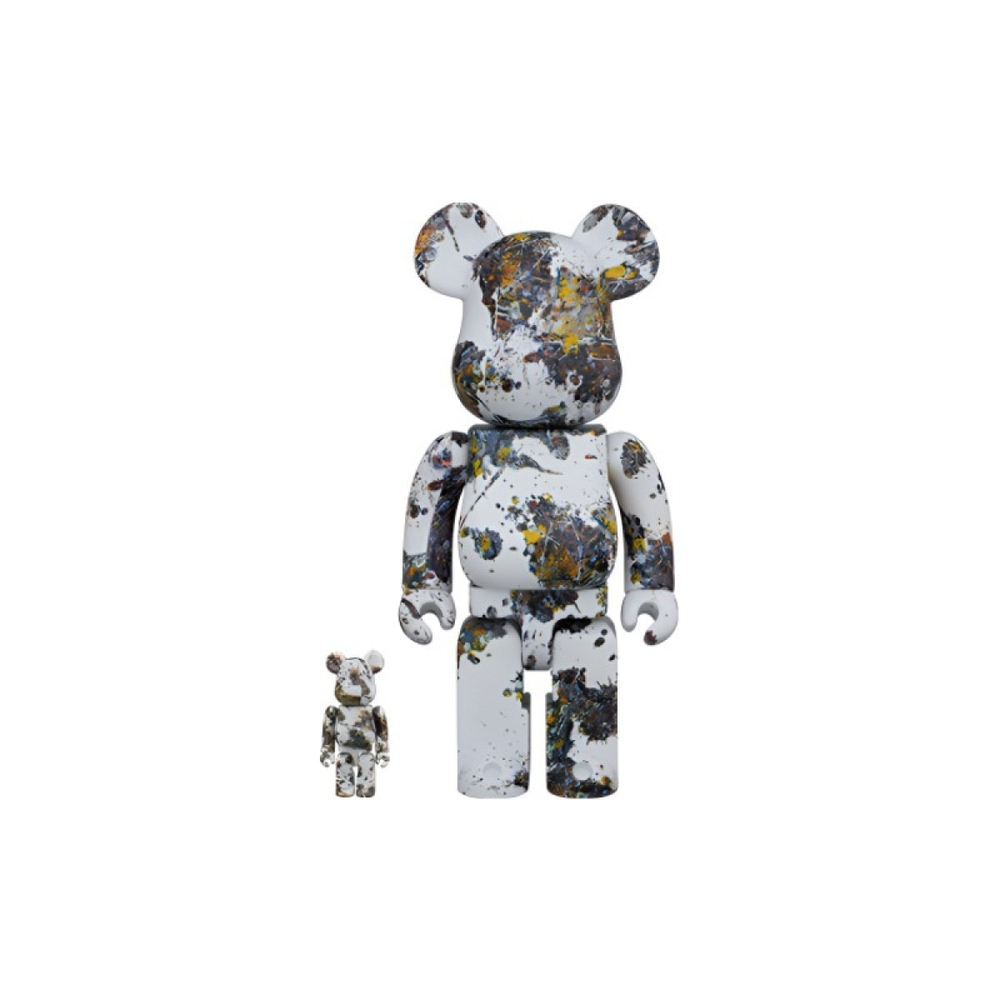 Дизайнерские игрушки BE@RBRICK 1000%400%100% Jackson Pollock Jackson Pollock SPLASH 3 7cm,28cm,70cm, 4530956490878