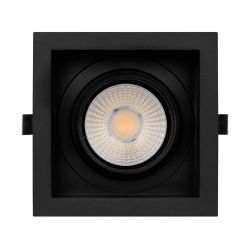 Светильник MS-VORTEX-BUILT-S140x140-30W Warm3000 (BK-BK, 50 deg, 230V) (Arlight, IP20 Металл, 5 лет) 057956