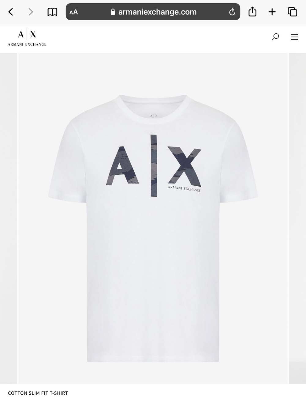 Футболка Armani Exchange