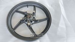 44650-KPP-T00ZA. WHEEL SUB ASSY., FR. *NH303M* (NH303M MAT AXIS GRAY METALLIC). HONDA.
