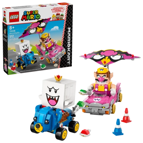 Конструктор LEGO Super Mario 72038 Mario Kart Варио и король Бу