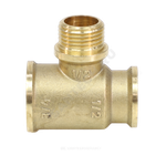 Тройник латунь переходной Ду 20 (3/4") ВР/НР/ВР VALFEX VF.132.L.034
