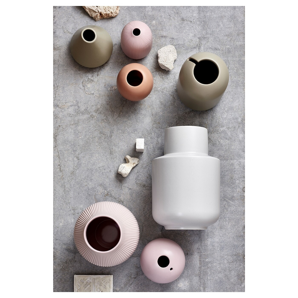 IKEA GRADVIS  (ИКЕА ГРАДВИС)  -  Ваза, розовая, 21 см