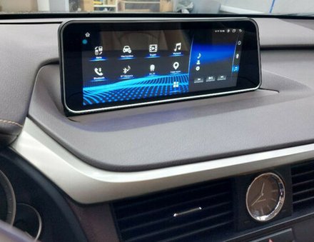 Магнитола для Lexus RX 2015-2019 (тачпад) - Radiola RDL-LEX-RX15-High монитор 12.3", Android 10, 8Гб+128Гб, CarPlay, 4G SIM-слот