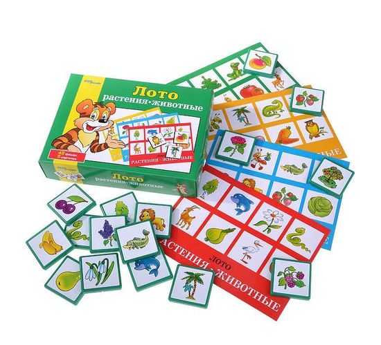 Лото "Растения-животные"
