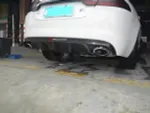 Карбоновый диффузор заднего бампера для Jaguar XF 2013-2015 Ягуар