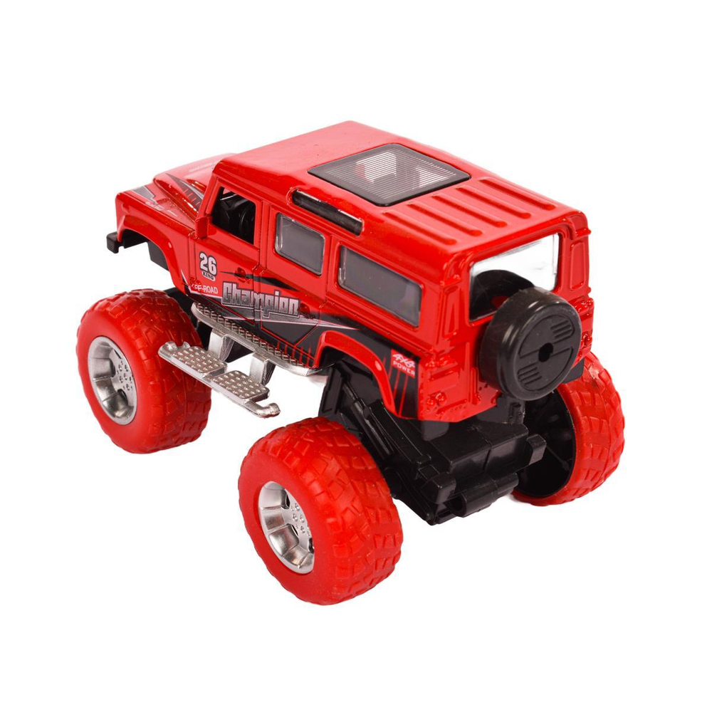 Модель ин. мет. "ДЖИП ROAD RACING" 12см, свет/звук, в ассорт. в коробка FY6018G-R (Технопарк)