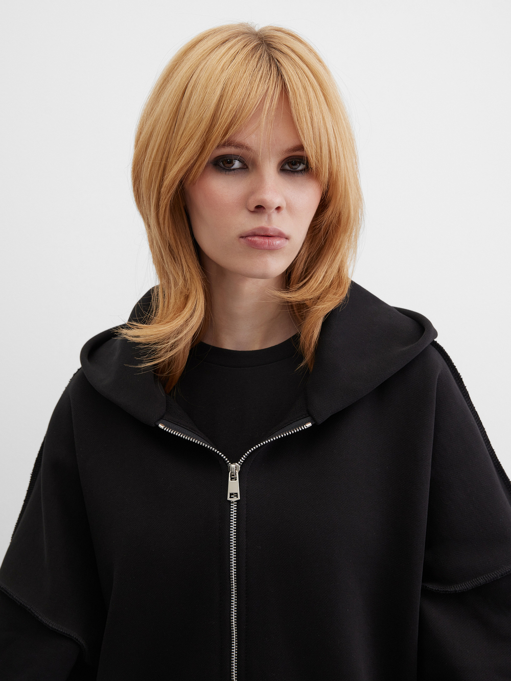 Зип-худи Pretty, чёрное