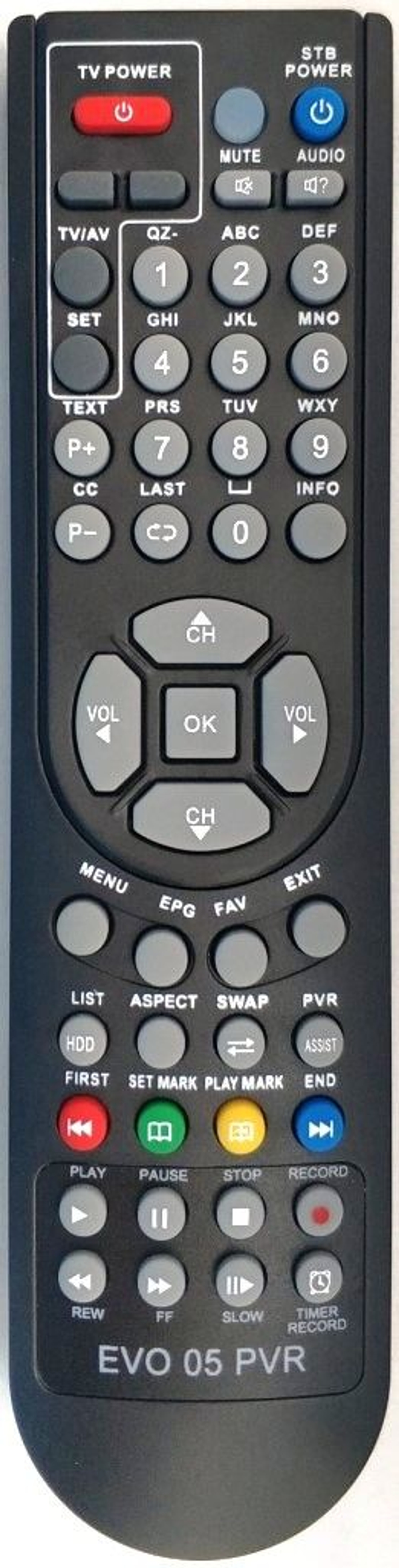 Пульт для ТЕЛЕКАРТА EVO 05 PVR