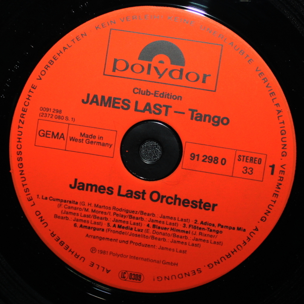 James Last / Tango (LP)
