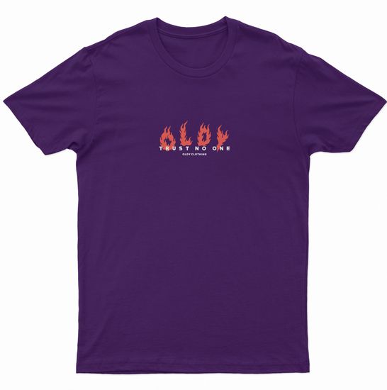 Футболка Oldy Logo (фиолетовый)