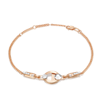 Браслет из комбинированного золота c натуральными топазами white Артикул: 05-0751-00-201-1111