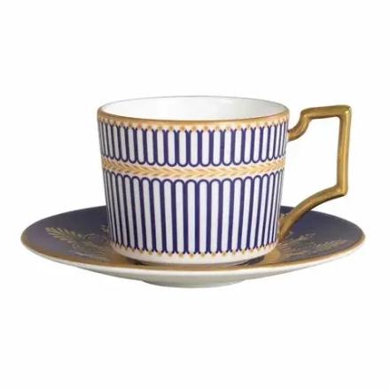 Wedgwood Блюдце для чашки эспрессо Wedgwood Prestige Anthemion Blue 11,5 см (без чашки)