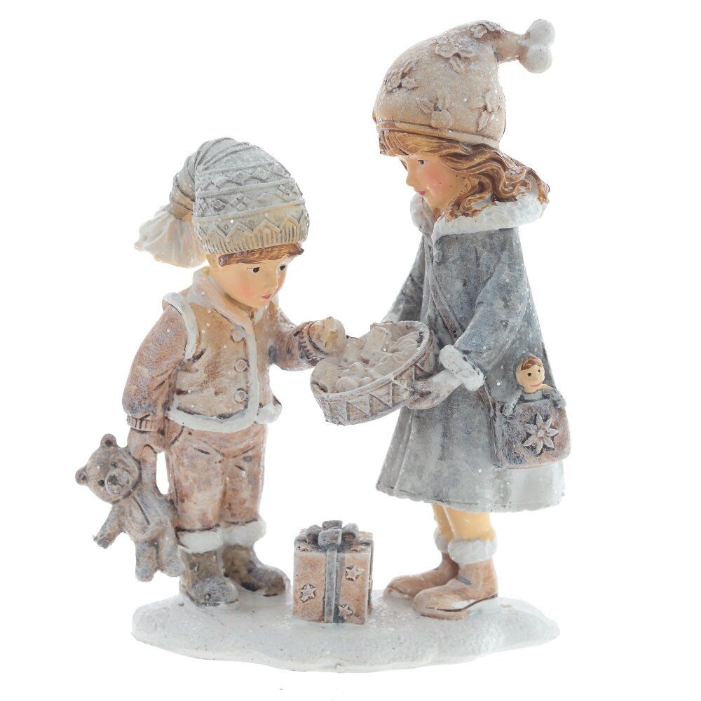 GAEM Фигурка декоративная "Дети", L10 W5 H12,5 см