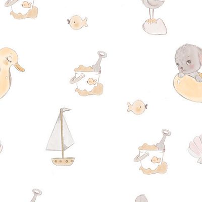 Лето на белом